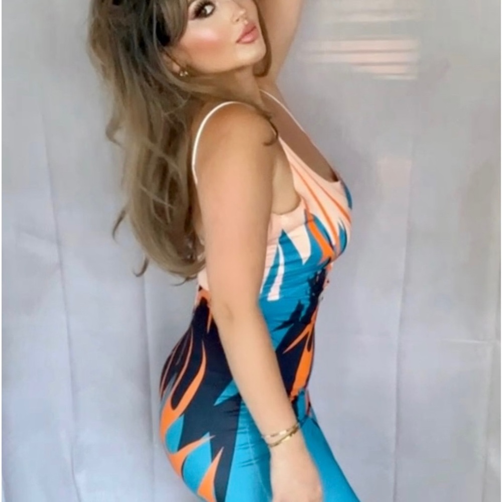 Flames maxi dress - Picture 3 of 4